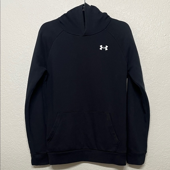 Under Armour Other - Under Armour Youth Boys XL Black Hoodie with White Logo